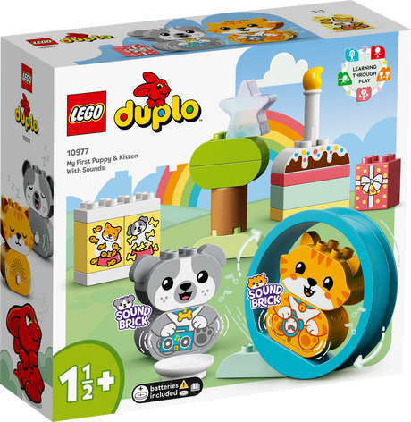 LEGO DUPLO Minu esimene helidega kutsikas ja kass 10977L