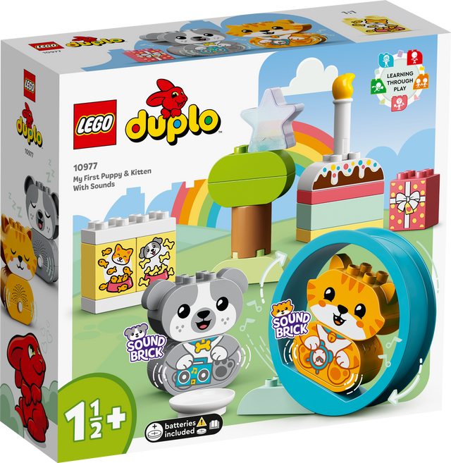 LEGO DUPLO Minu esimene helidega kutsikas ja kass 10977L