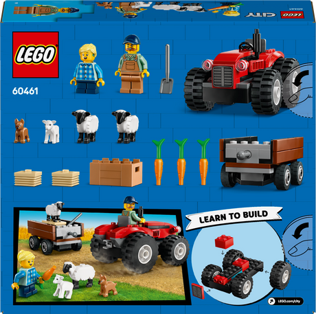 LEGO City Punane farmitraktor haagise ja lambaga 60461L