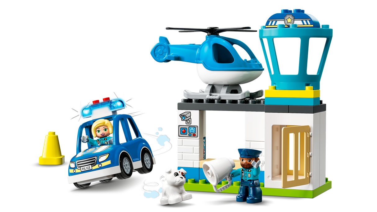 LEGO DUPLO Politseijaoskond ja -helikopter 10959L