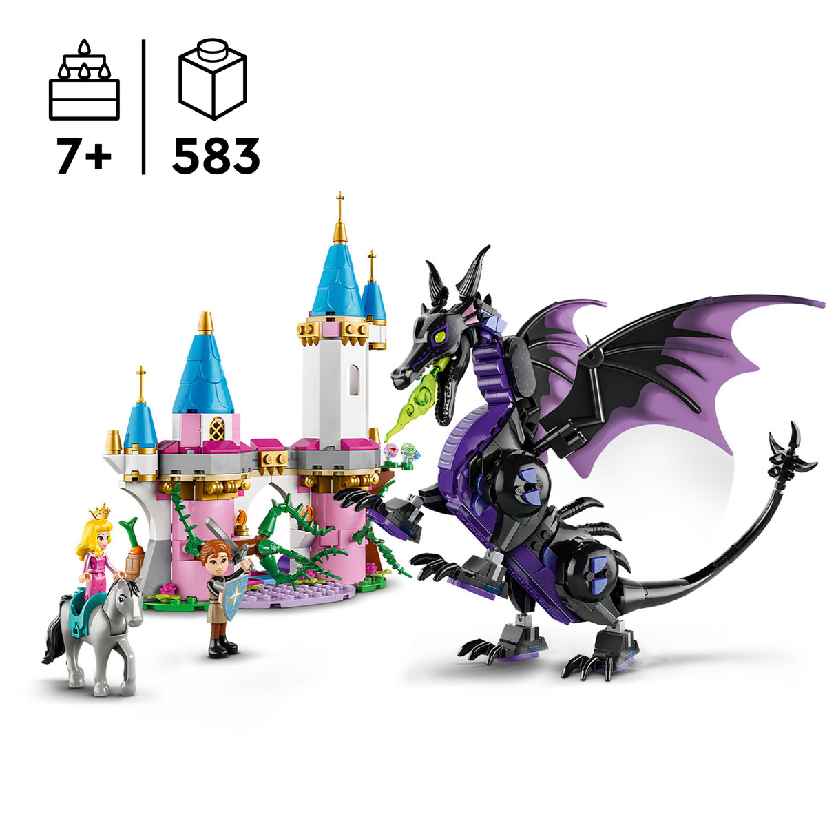 LEGO Disney Pahatari draakoni kuju 43240L