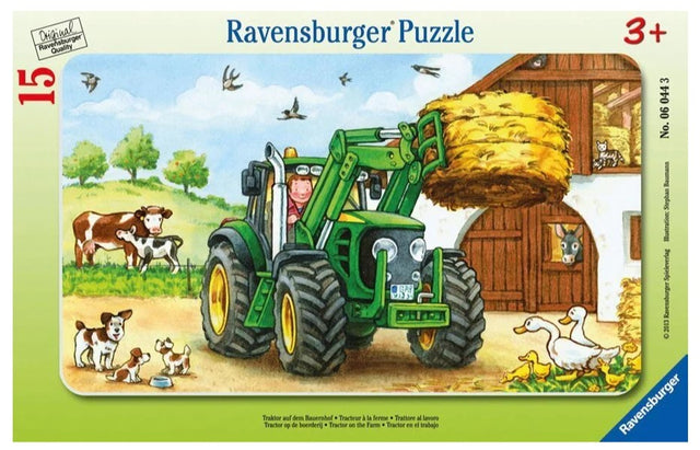 Ravensburger plaatpusle 15 tk Traktor 060443V