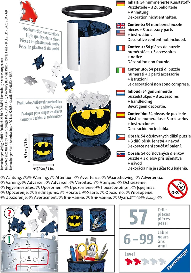 Ravensburger 3D pusle pliiatsitops Batman 112753V