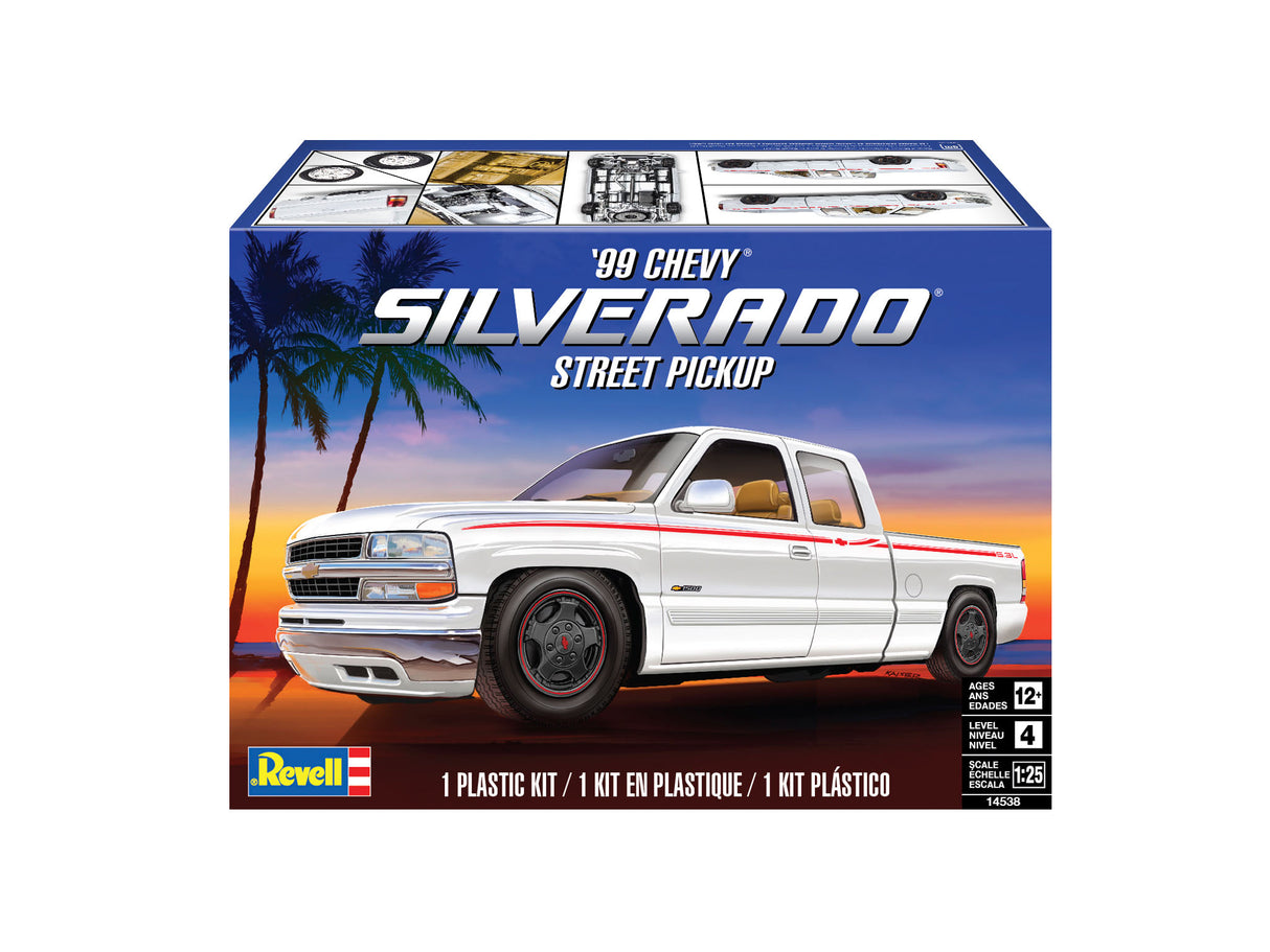 Revell liimitav mudel 1999 Chevy Silverado Custom Pickup 1:25 14538R