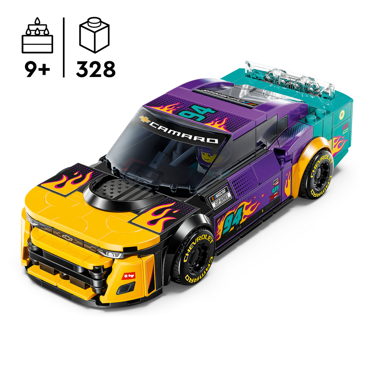 LEGO Speed Champions NASCAR Next Gen Chevrolet Camaro ZL1 76935L