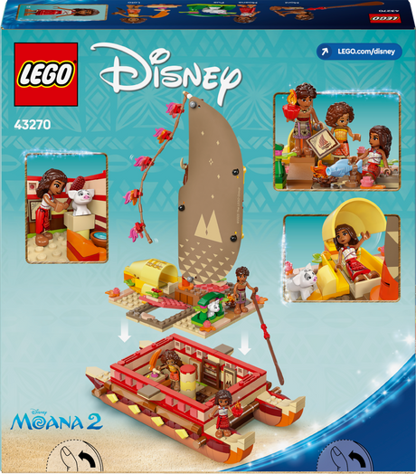 LEGO Disney Princess Vaiana seikluskanuu 43270L