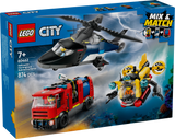 LEGO City Helikopteri, tuletõrjeauto ja allveelaeva remiks 60462L