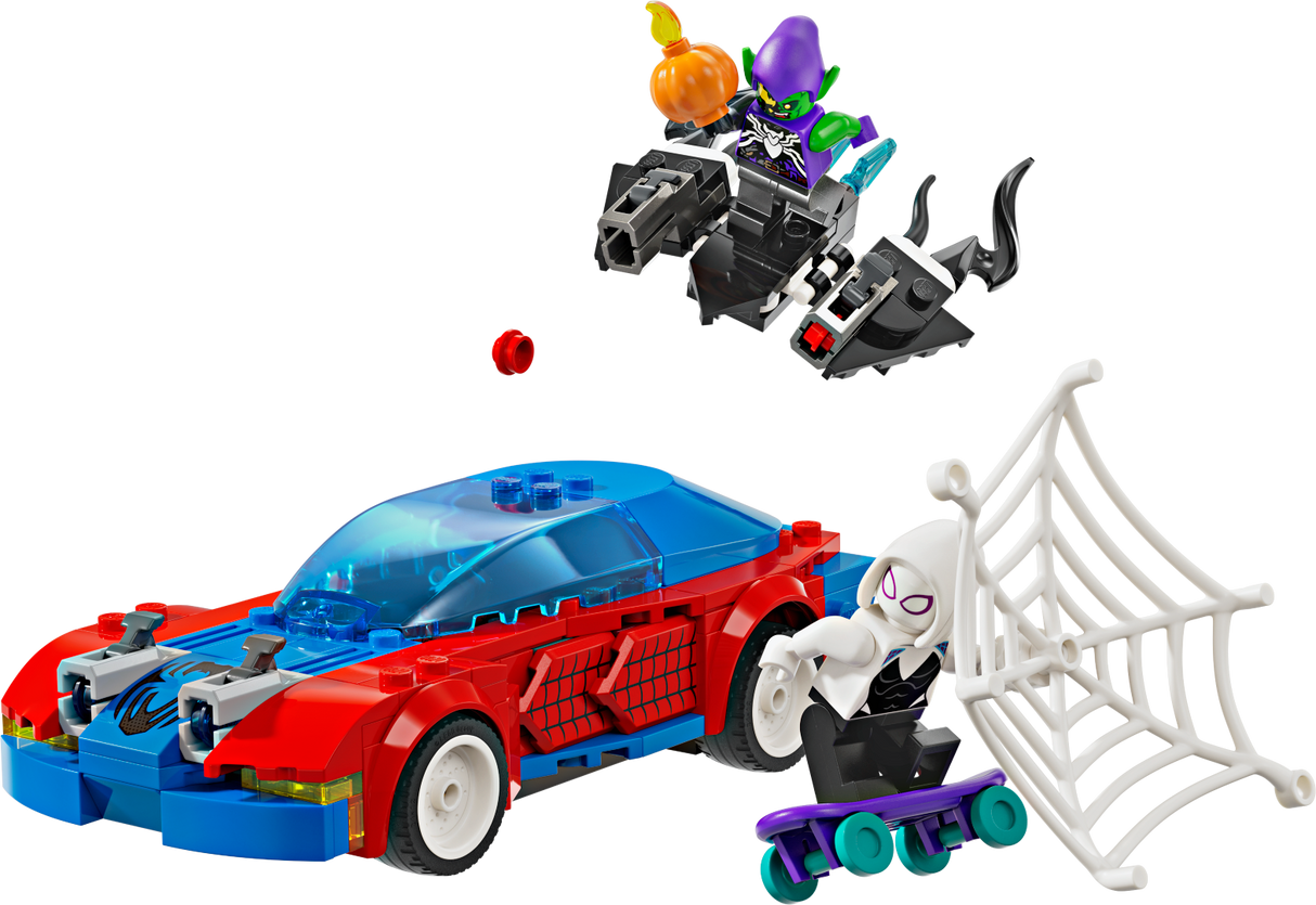 LEGO Super Heroes Spider-Mani võidusõiduauto ja Venom Green Goblin 76279L