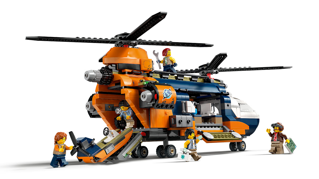 LEGO City Dzungliuurija helikopter ja baaslaager 60437L