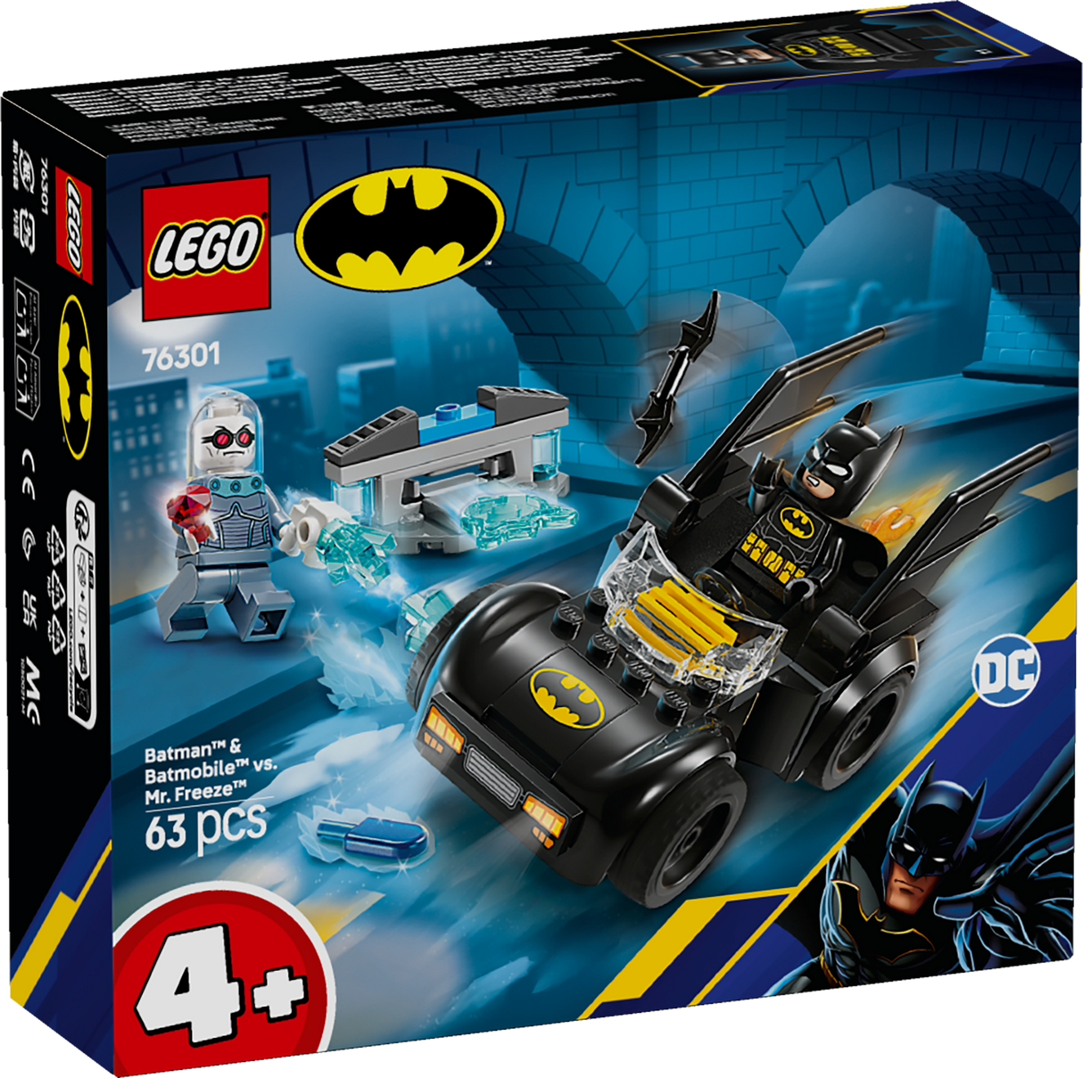 LEGO Super Heroes Batman ja Batmobile VS. Mr Freeze 76301L