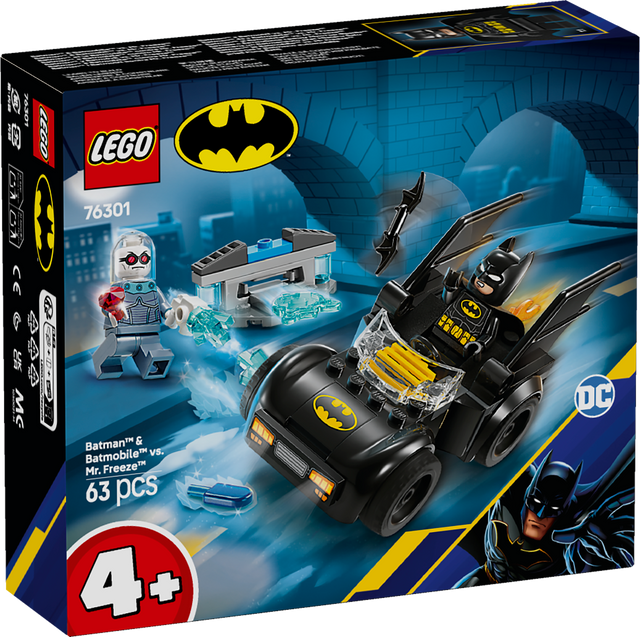 LEGO Super Heroes Batman ja Batmobile VS. Mr Freeze 76301L