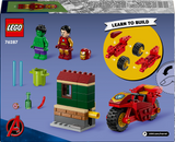 LEGO Super Heroes Iron Man koos ratta ja The Hulkiga 76287L