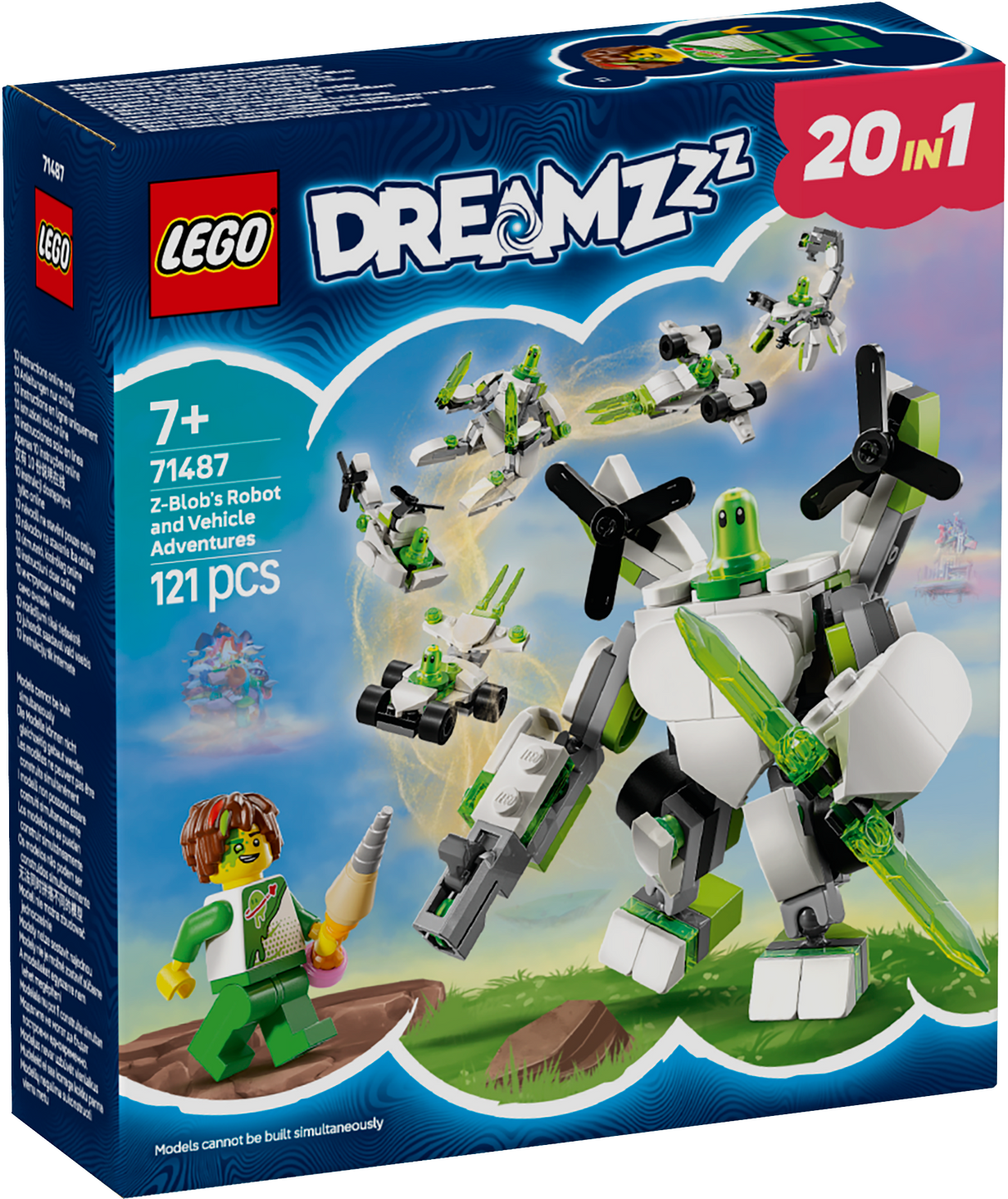 LEGO Dreamzzz Z-Blobi roboti ja sõiduki seiklused 71487L