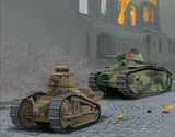 Revell liimitav mudel Char. B.1 bis & Renault FT.17 1:76 03278R