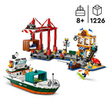 LEGO City Meresadam koos kaubalaevaga 60422L