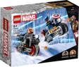 LEGO Super Heroes Musta Lese ja Kapten Ameerika mootorrattad 76260L