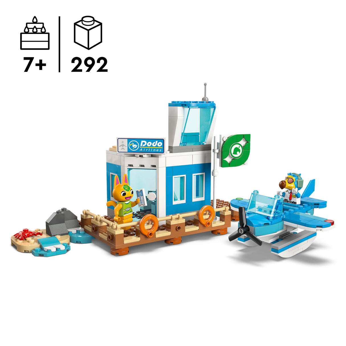 LEGO Animal Crossing Lendamiseks võta Dodo Airlines 77051L