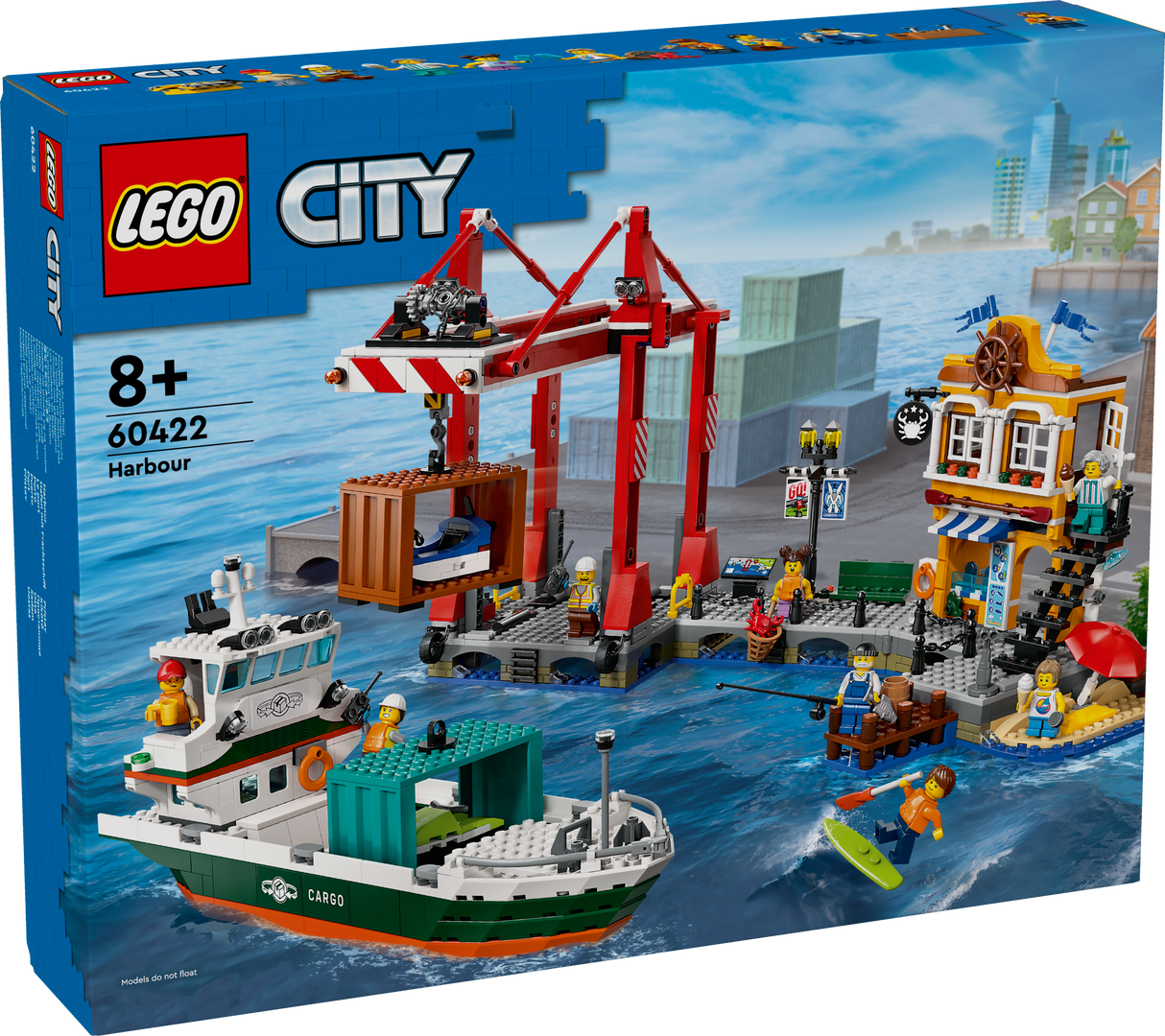 LEGO City Meresadam koos kaubalaevaga 60422L