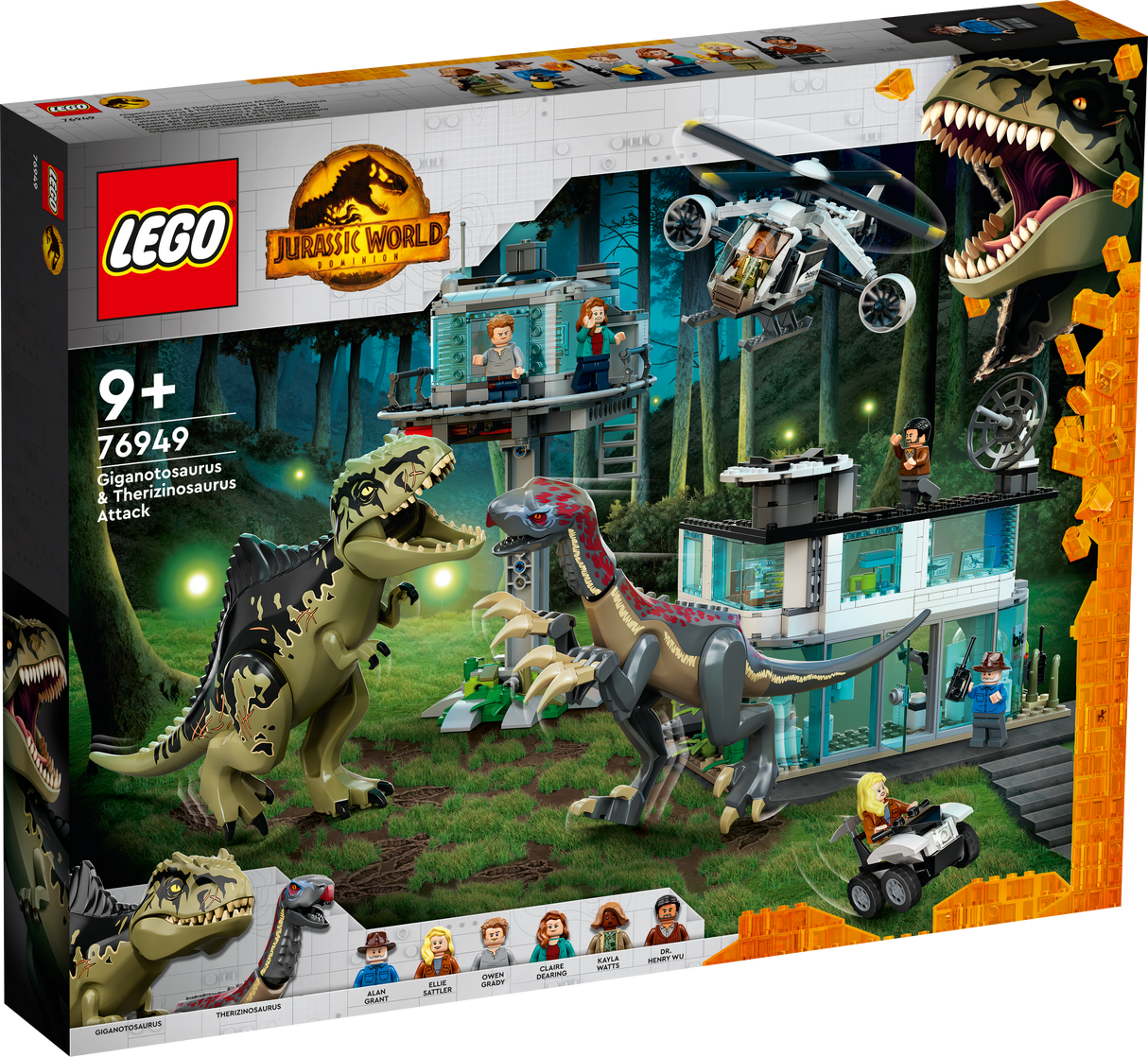 LEGO Jurassic World Giganotosauruse ja Therizinosauruse rünnak 76949L