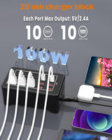 USB laadimisjaam 100W 20 porti YFY-A73B