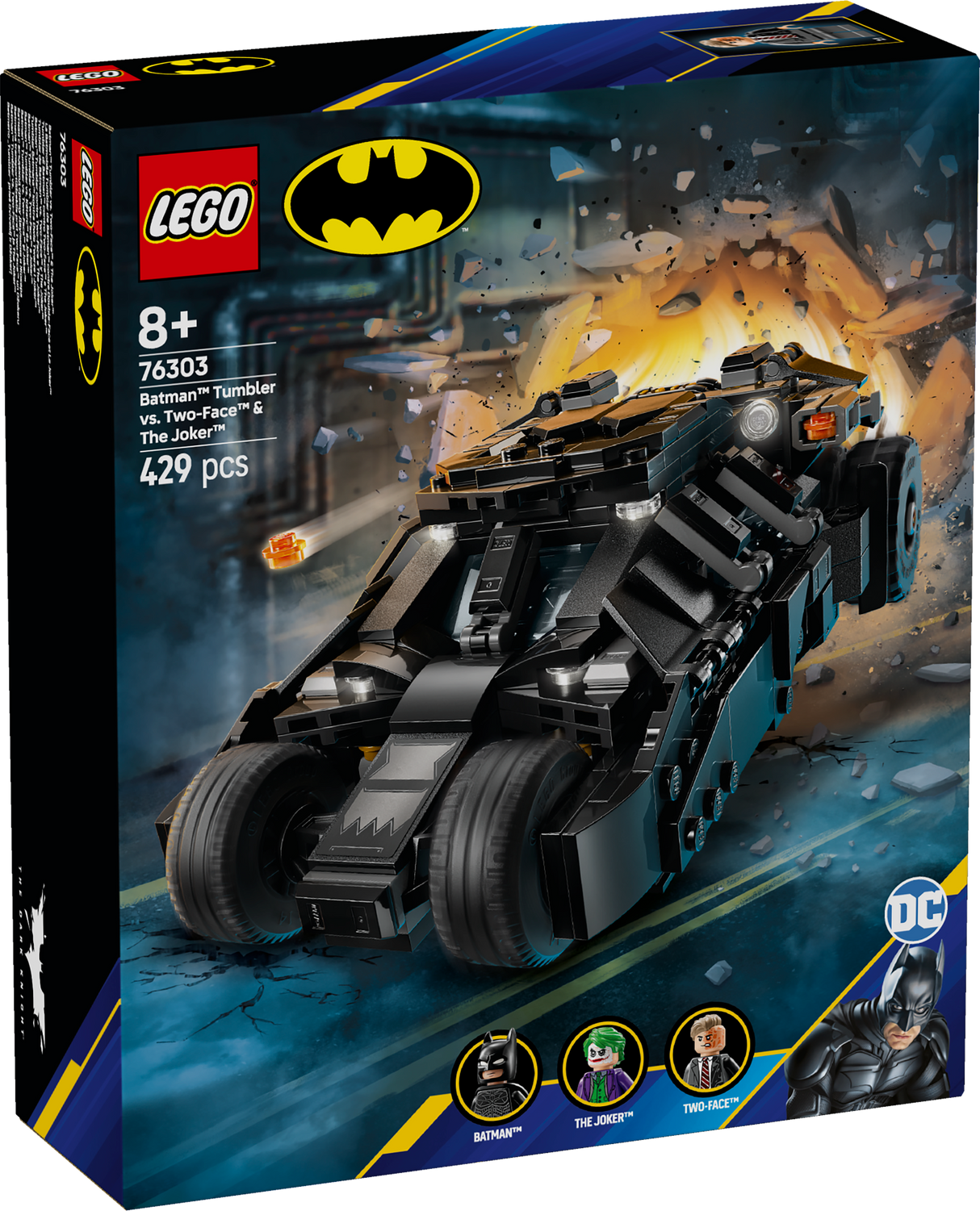 LEGO Super Heroes Batman Tumbler VS. Two-Face ja The Joker 76303L