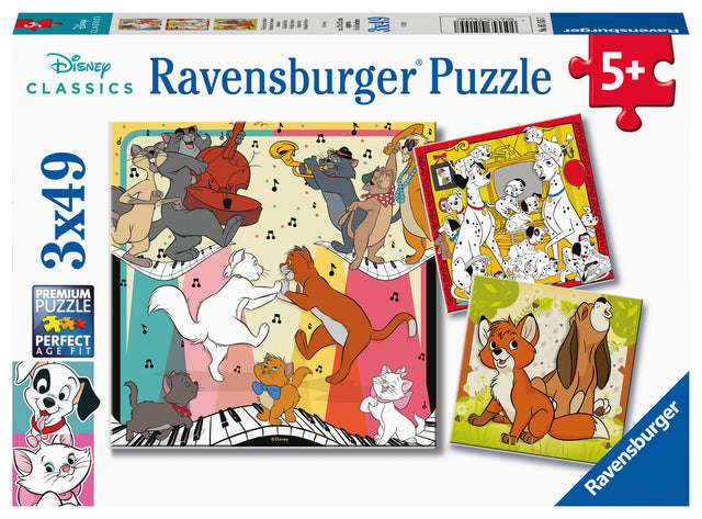 Ravensburger pusle 3x49 tk Disney tegelased 051557V