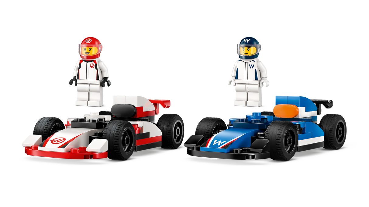 LEGO City F1 Williams ja Haas F1 võidusõiduautod 60464L