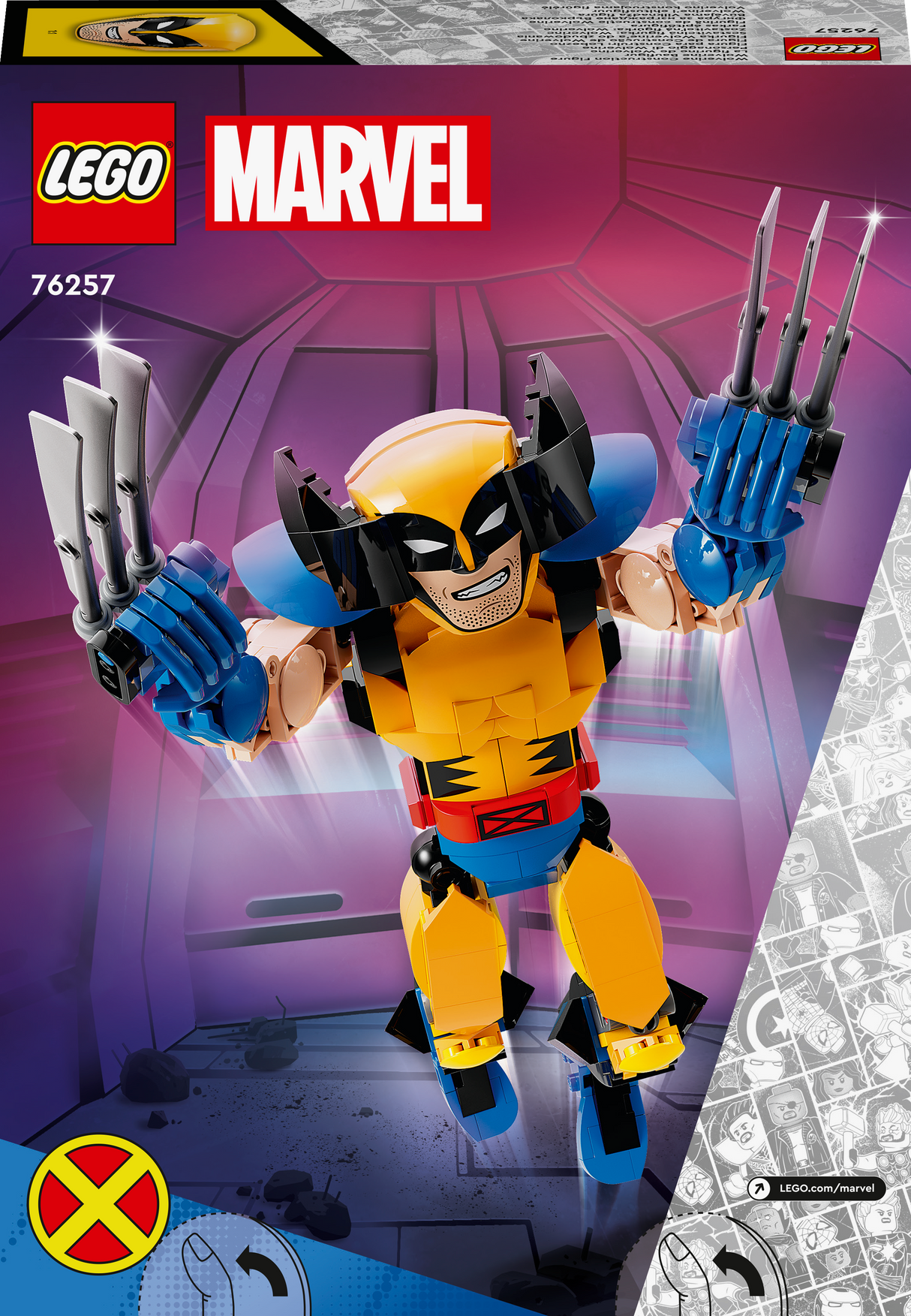 LEGO Super Heroes Wolverine'i ehitusfiguur 76257L