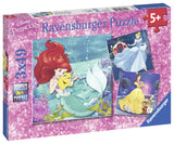 Ravensburger pusle 3x49 tk Printsessid 093502V