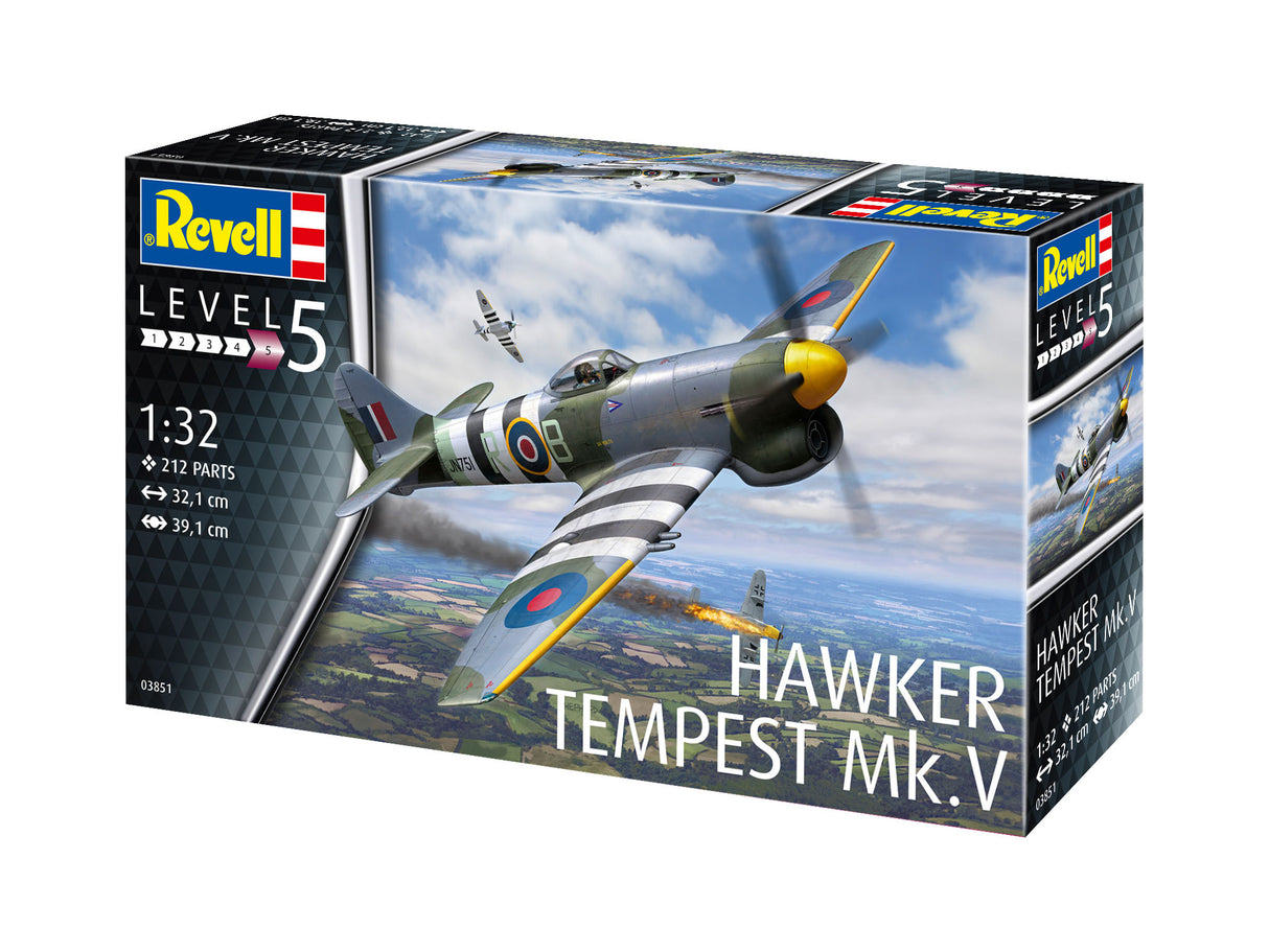 Revell liimitav mudel Hawker Tempest 1:32  03851R