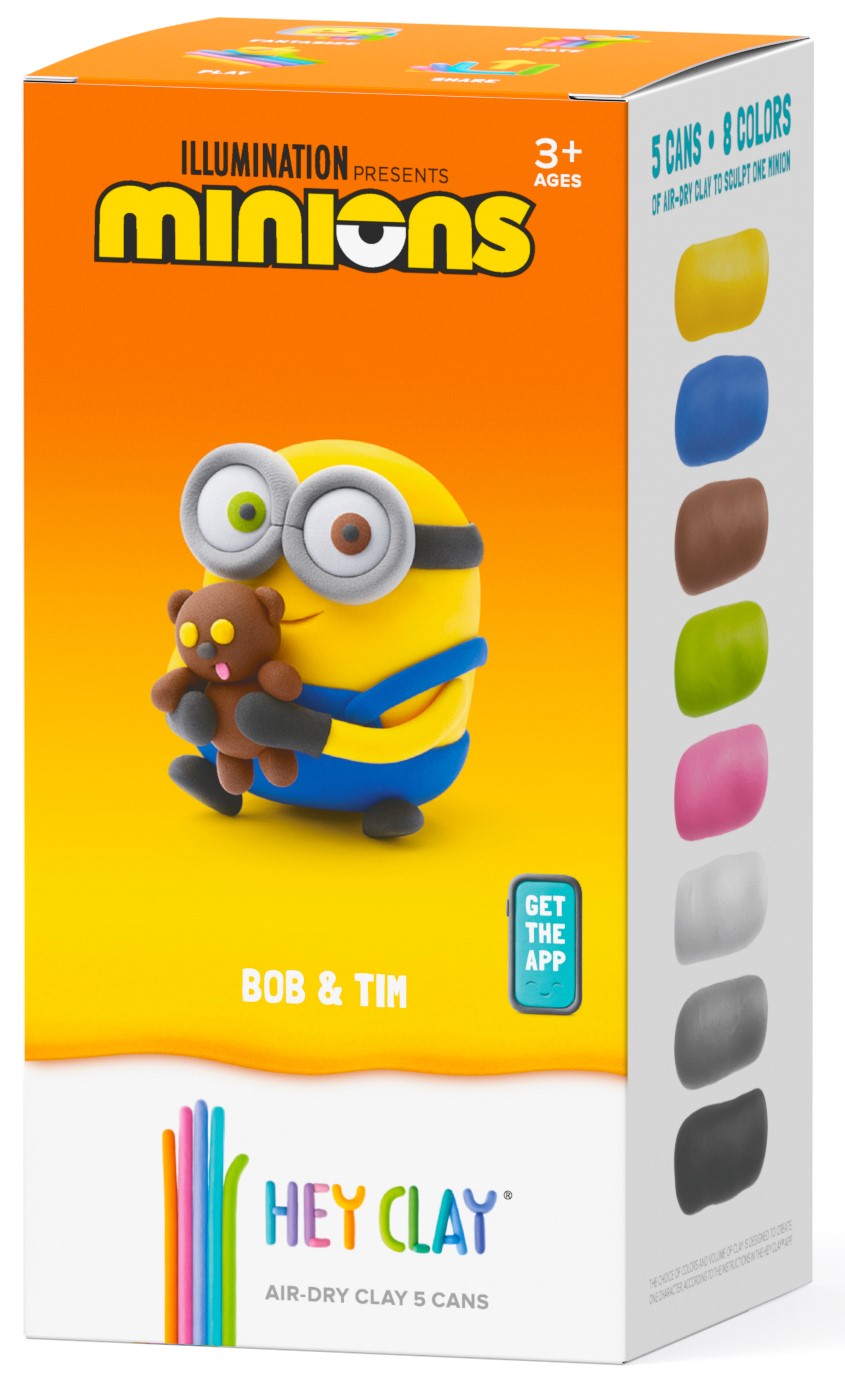 HEY CLAY voolimismass Minion Bob ja Tim 50177E