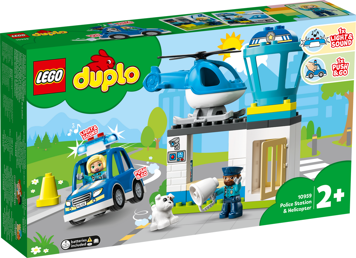 LEGO DUPLO Politseijaoskond ja -helikopter 10959L