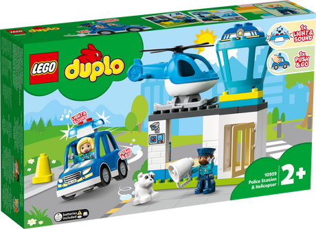 LEGO DUPLO Politseijaoskond ja -helikopter 10959L