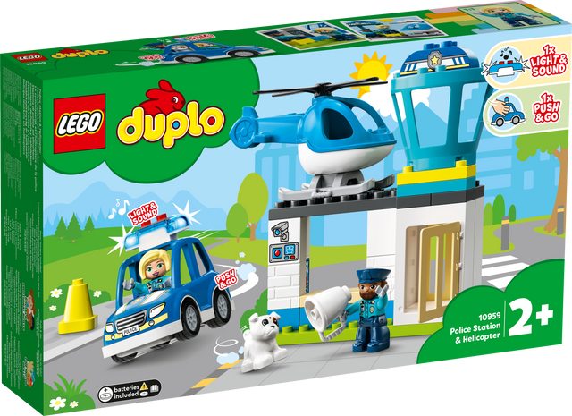 LEGO DUPLO Politseijaoskond ja -helikopter 10959L