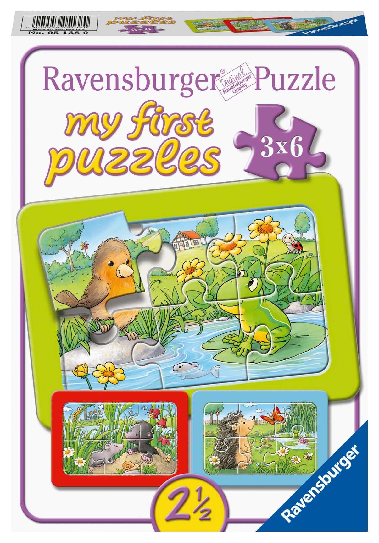 Ravensburger minu esimene pusle 3x6 tk 051380V