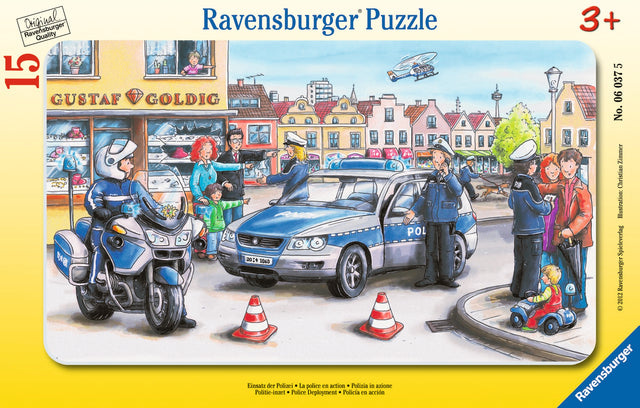 Ravensburger plaatpusle 15 tk Politsei 060375V