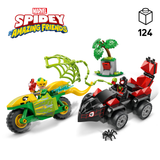 LEGO Spidey Spini ja Electro dinosaurusesõidukite tagaajamine 11198L