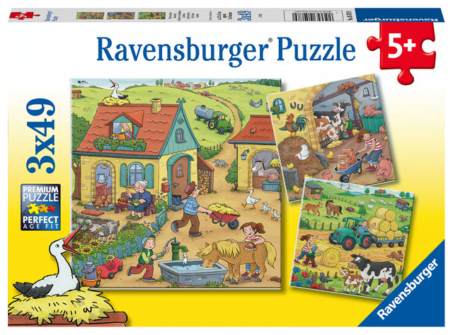 Ravensburger pusle  3x49 Talutööd  050789V