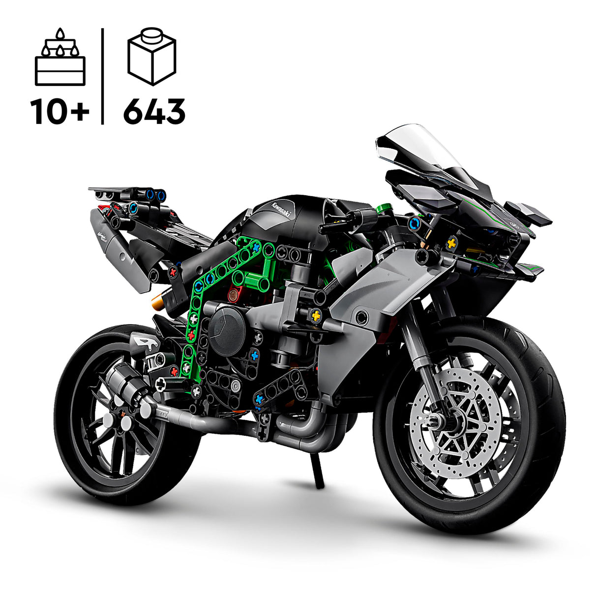 LEGO Technic Mootorratas Kawasaki Ninja H2R 42170L