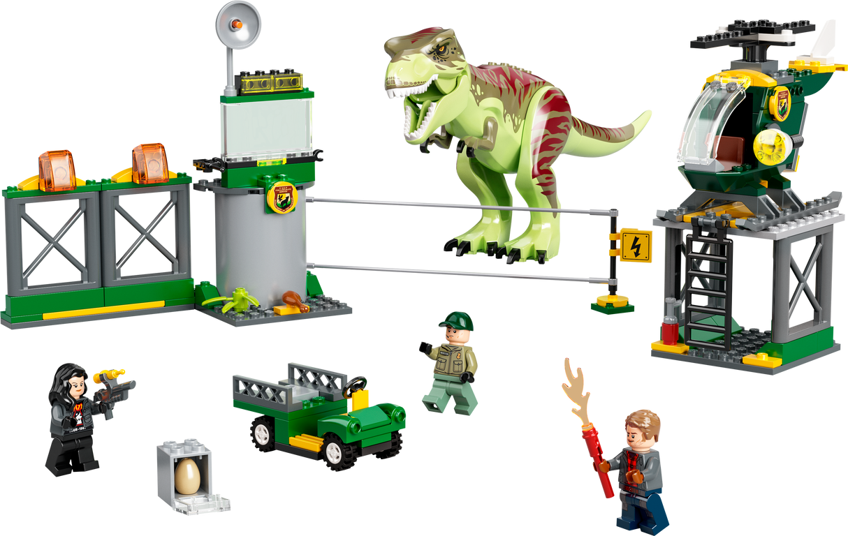 LEGO Jurassic World Dinosauruse T. rex põgenemine 76944L