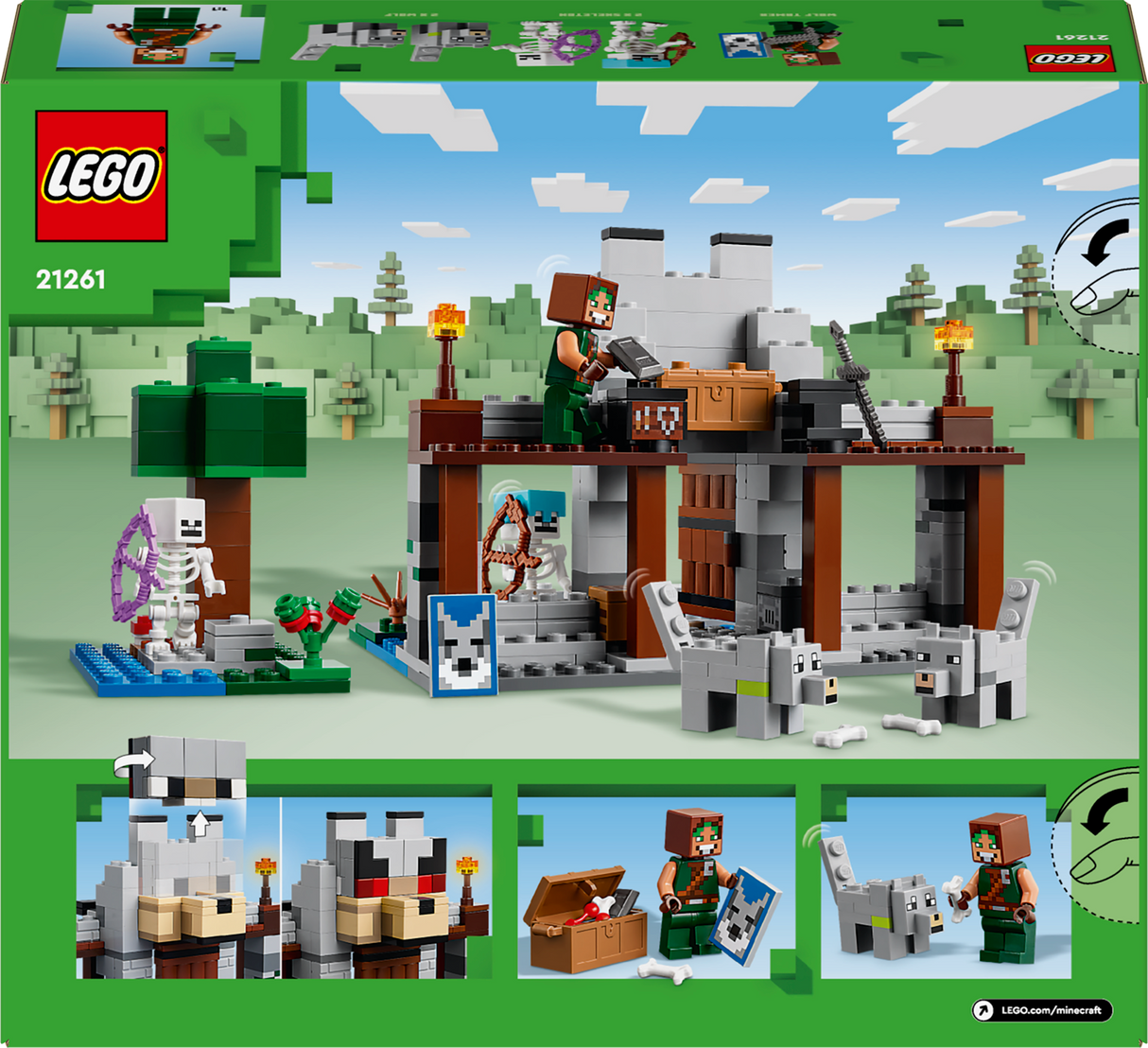 LEGO Minecraft Wolf Stronghold 21261L