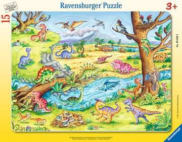 Ravensburger suur plaatpusle 15 tk Väiksed dinosaurused 056330V