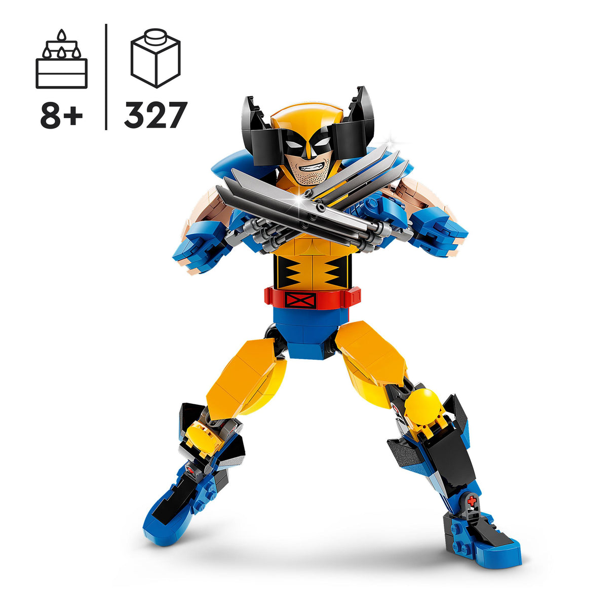 LEGO Super Heroes Wolverine'i ehitusfiguur 76257L