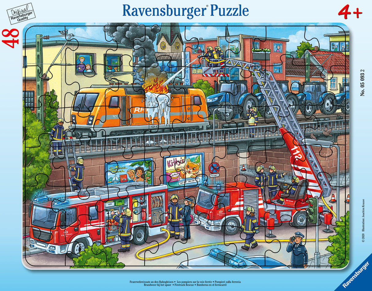 Ravensburger suur plaatpusle 48 tk Tuletõrje 050932V