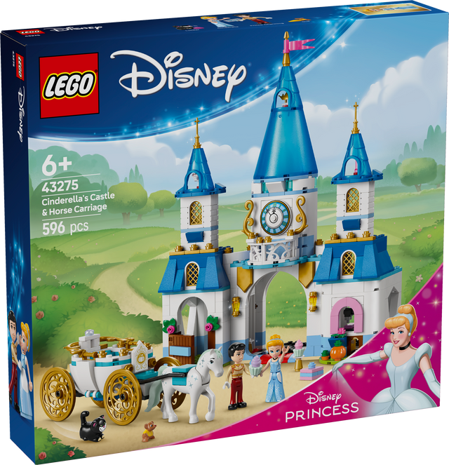 LEGO Disney Princess Tuhkatriinu loss ja hobusevanker 43275L