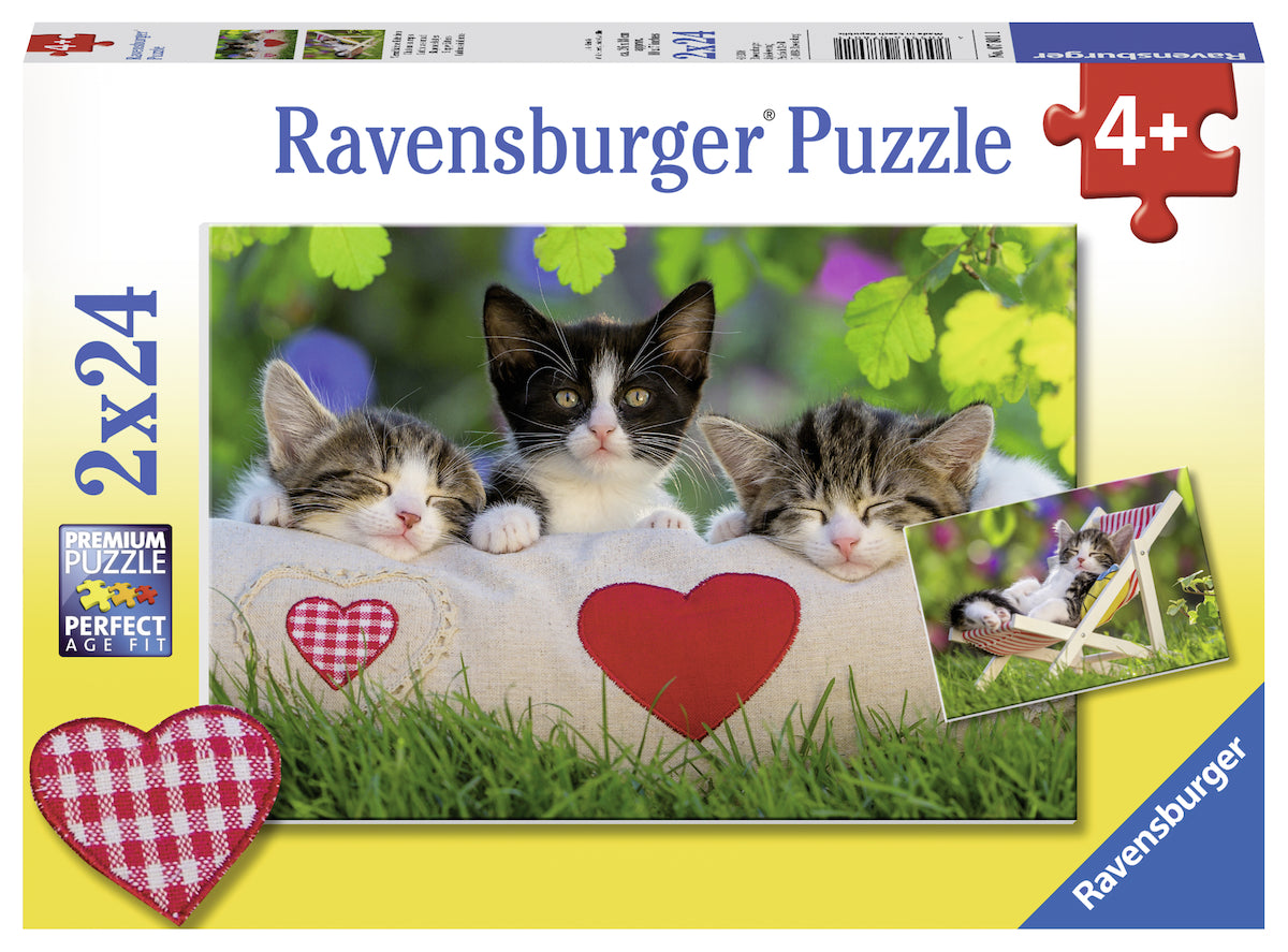 Ravensburger pusle 2x24 tk Kassid 078011V