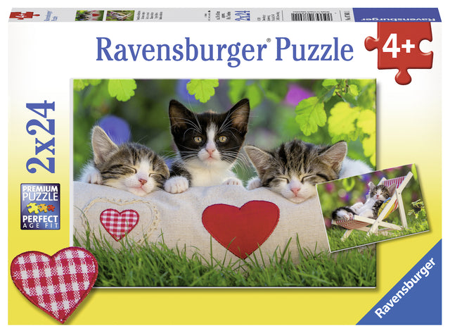 Ravensburger pusle 2x24 tk Kassid 078011V