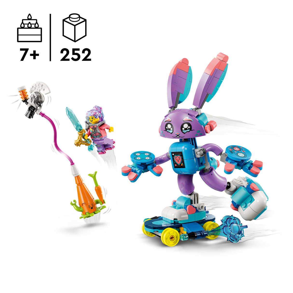 LEGO Dreamzzz Izzie ja mängurjänku Bunchurro 71490L