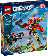 LEGO Dreamzzz Cooperi tiigrirobot ja Zero hot-rod-auto 71497L