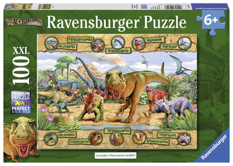 Ravensburger pusle 100 tk Dinosaurused 106097V